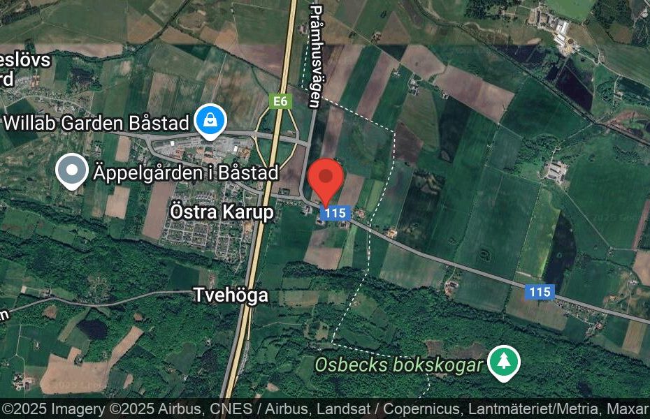 Händelseplats, Google Maps