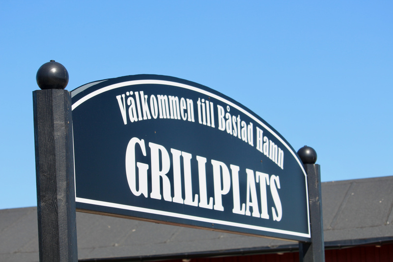 Grillplats i Båstad hamn