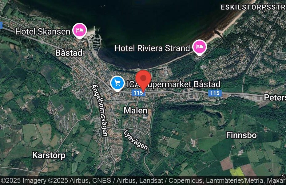 Händelseplats, Google Maps